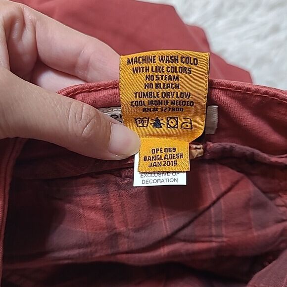 Tailor Vintage 24/7 Smart Chino Shorts Mens 38 Red Comfort MSRP $88 Flaw - Picture 10 of 13